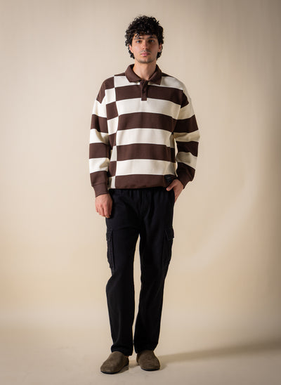 DETAILED POLO SWEATSHIRT