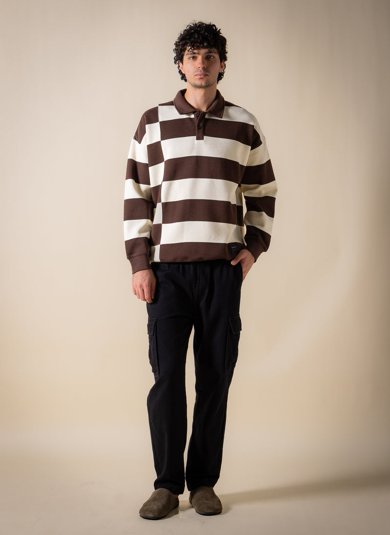 DETAILED POLO SWEATSHIRT