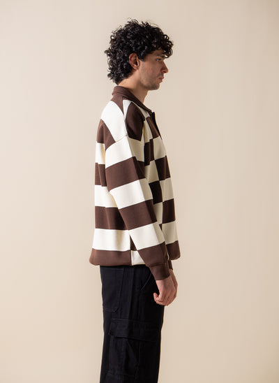 DETAILED POLO SWEATSHIRT