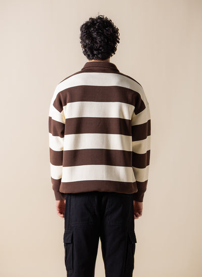 DETAILED POLO SWEATSHIRT