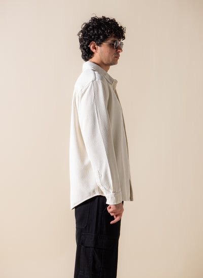 EMBROIDERED TEXTURED SHIRT