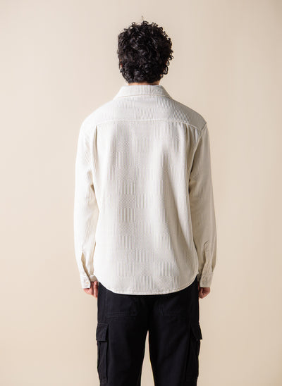 EMBROIDERED TEXTURED SHIRT