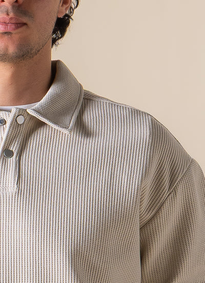 DETAILED POLO SWEATSHIRT