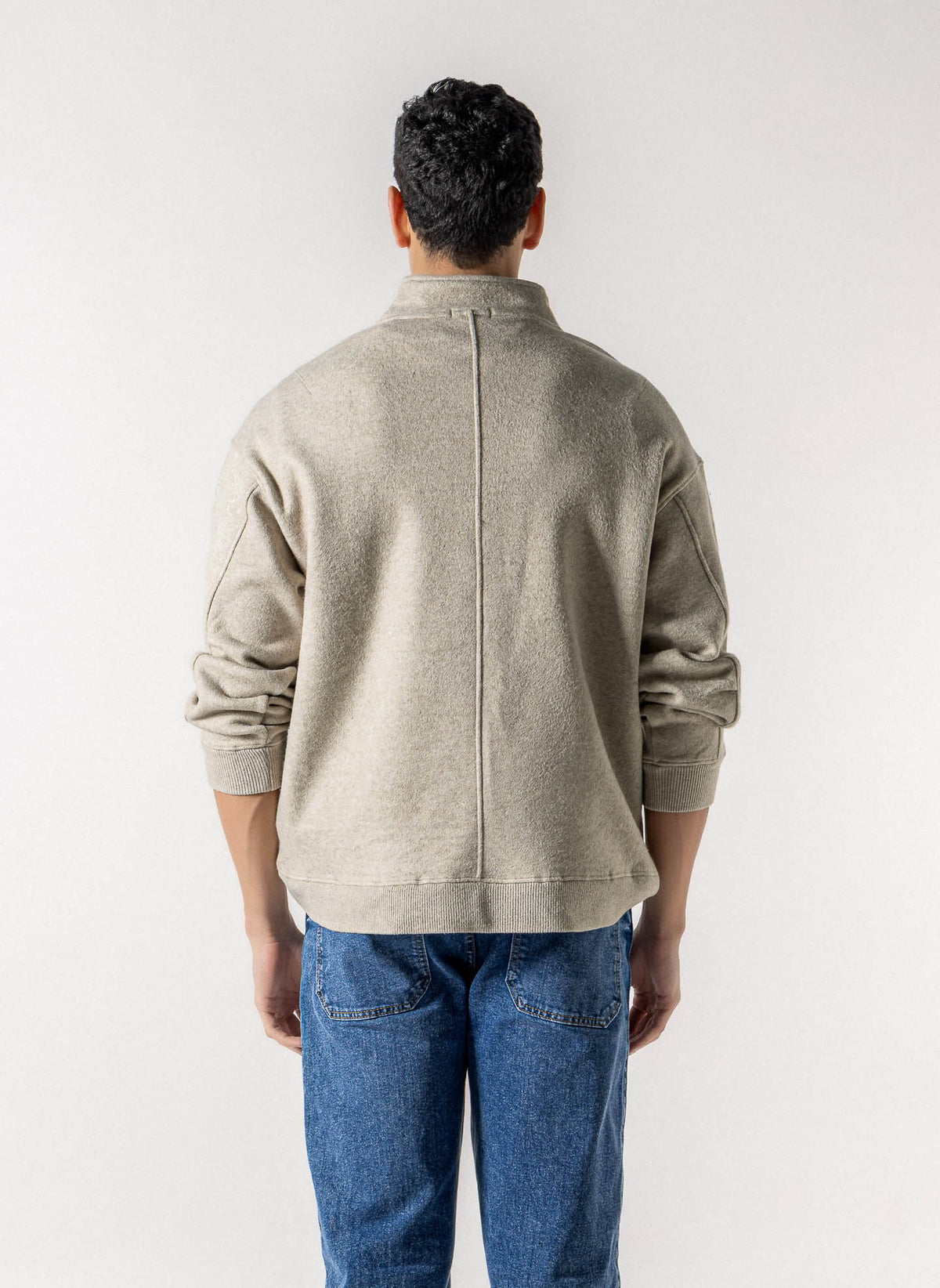 SOFT QUARTER ZIP SWEATSHIRT