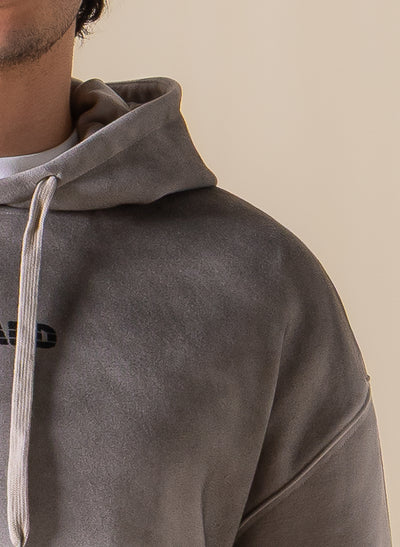 WASHED EMBROIDERED SOFT HOODIE