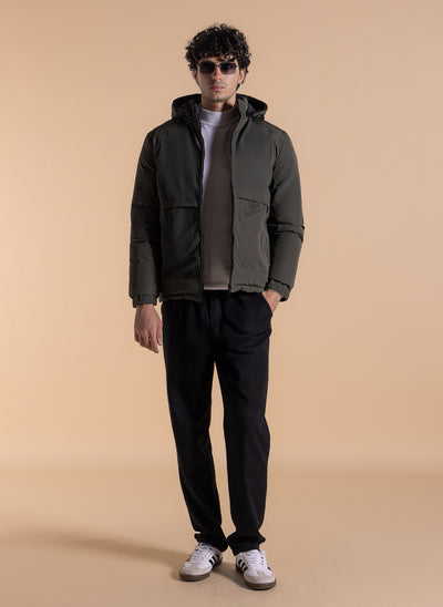 DETAILED RESERSIBLE PUFFER JACKET