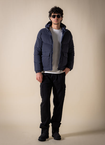 FAUX FUR PUFFER JACKET