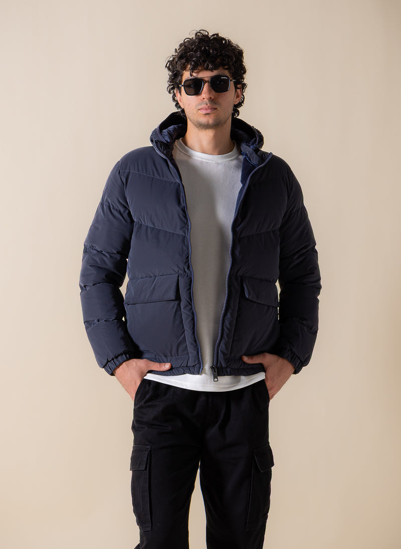 FAUX FUR PUFFER JACKET