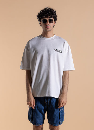 MIDWEIGHT CONTRAST PRINTED T-SHIRT