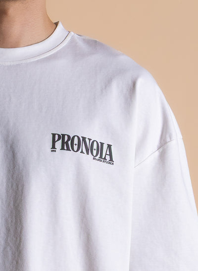 MIDWEIGHT CONTRAST PRINTED T-SHIRT