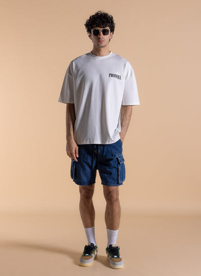 MIDWEIGHT CONTRAST PRINTED T-SHIRT