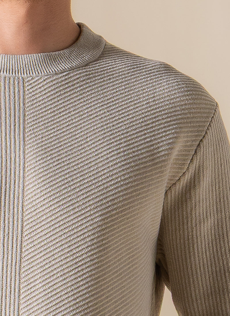 TEXTURED COMFORT SWEATER