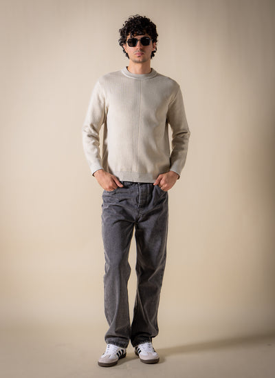 TEXTURED COMFORT SWEATER