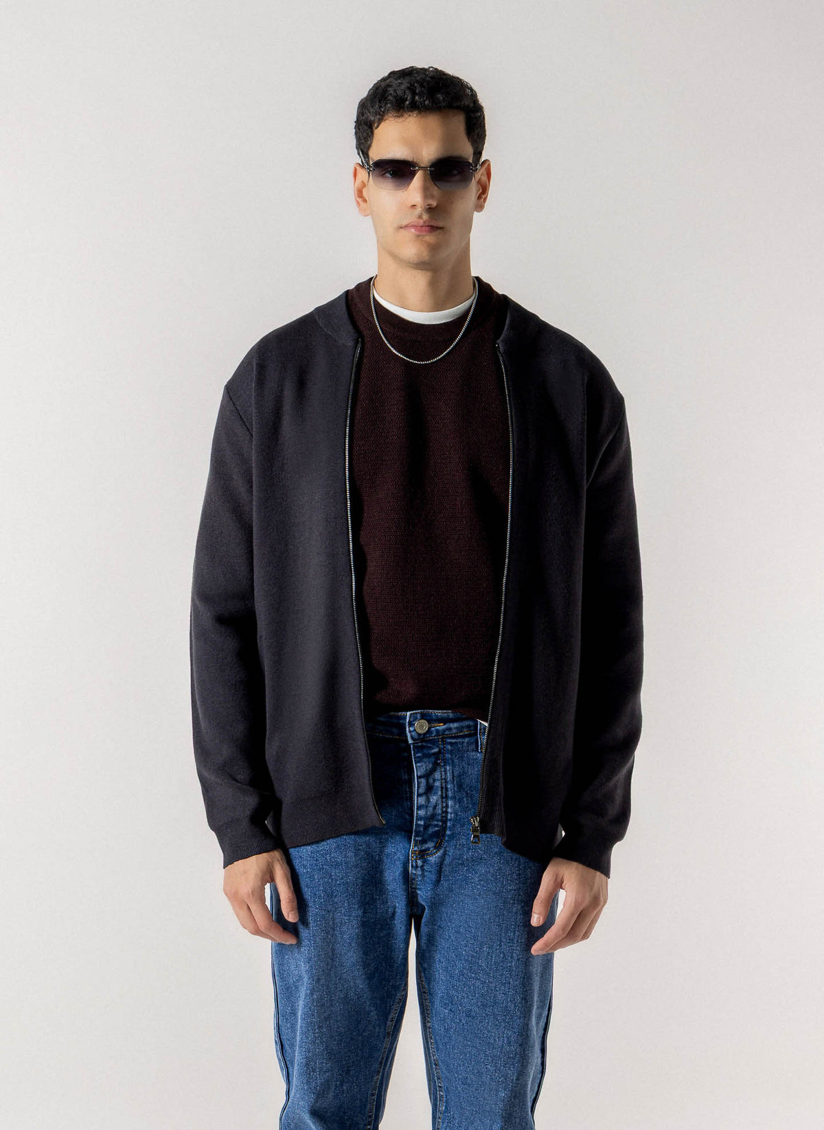 BOMBER KNIT CARDIGAN