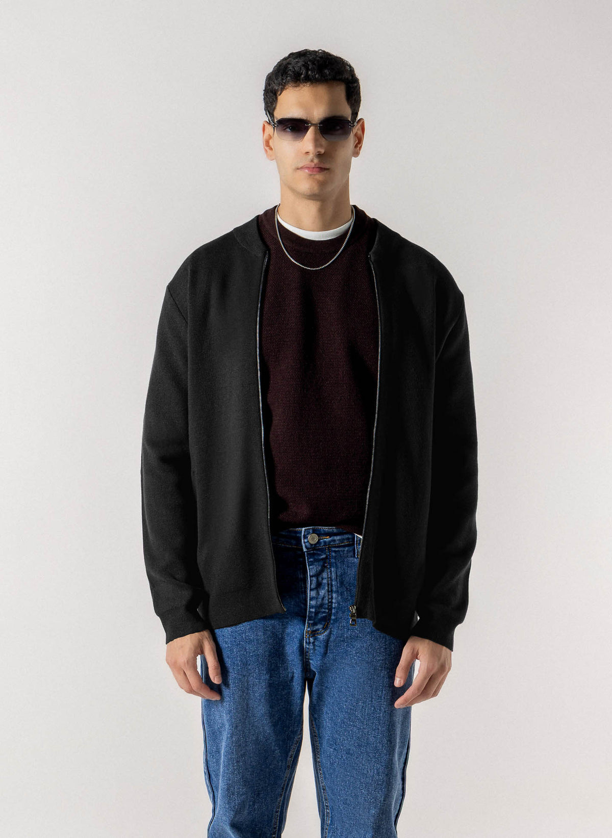 BOMBER KNIT CARDIGAN