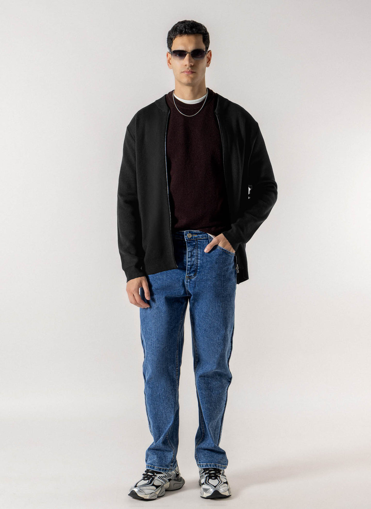 BOMBER KNIT CARDIGAN