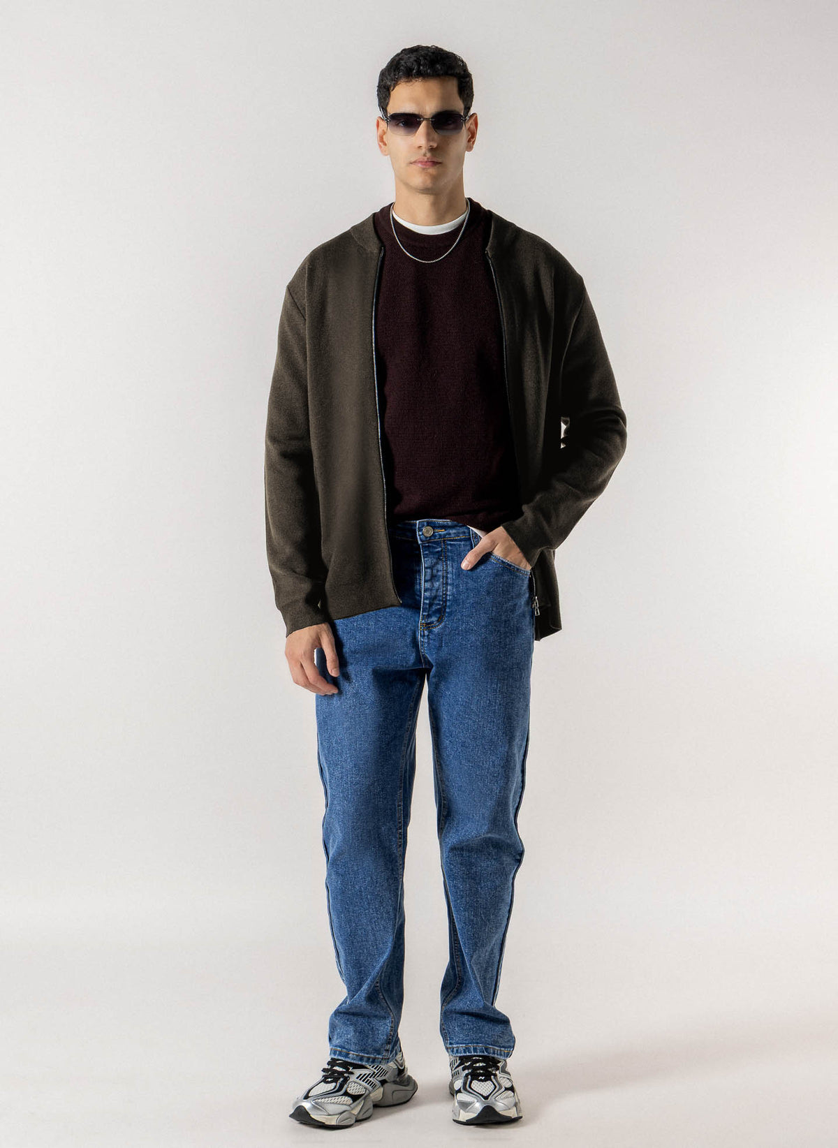 BOMBER KNIT CARDIGAN