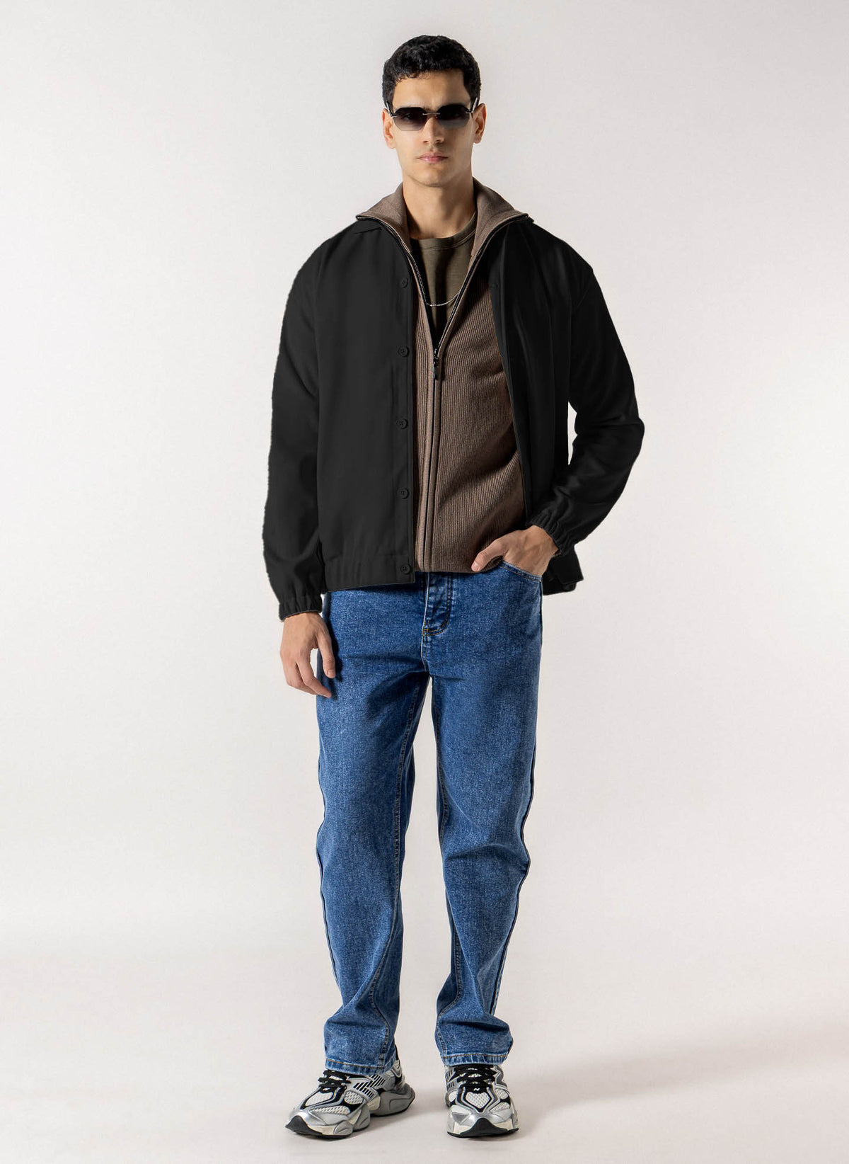 TEXTURED MIDWEIGHT OVERSHIRT