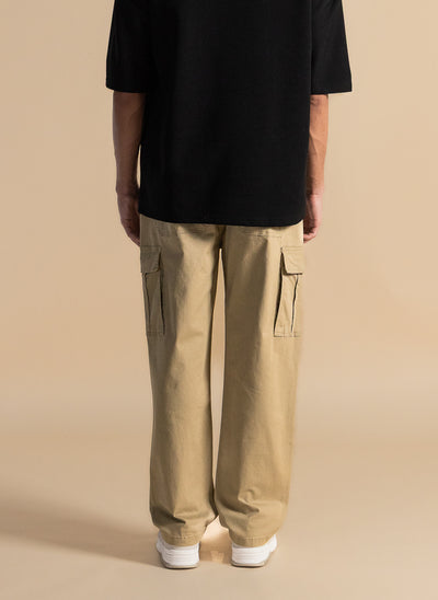 RELAXED FIT CARGO TROUSERS
