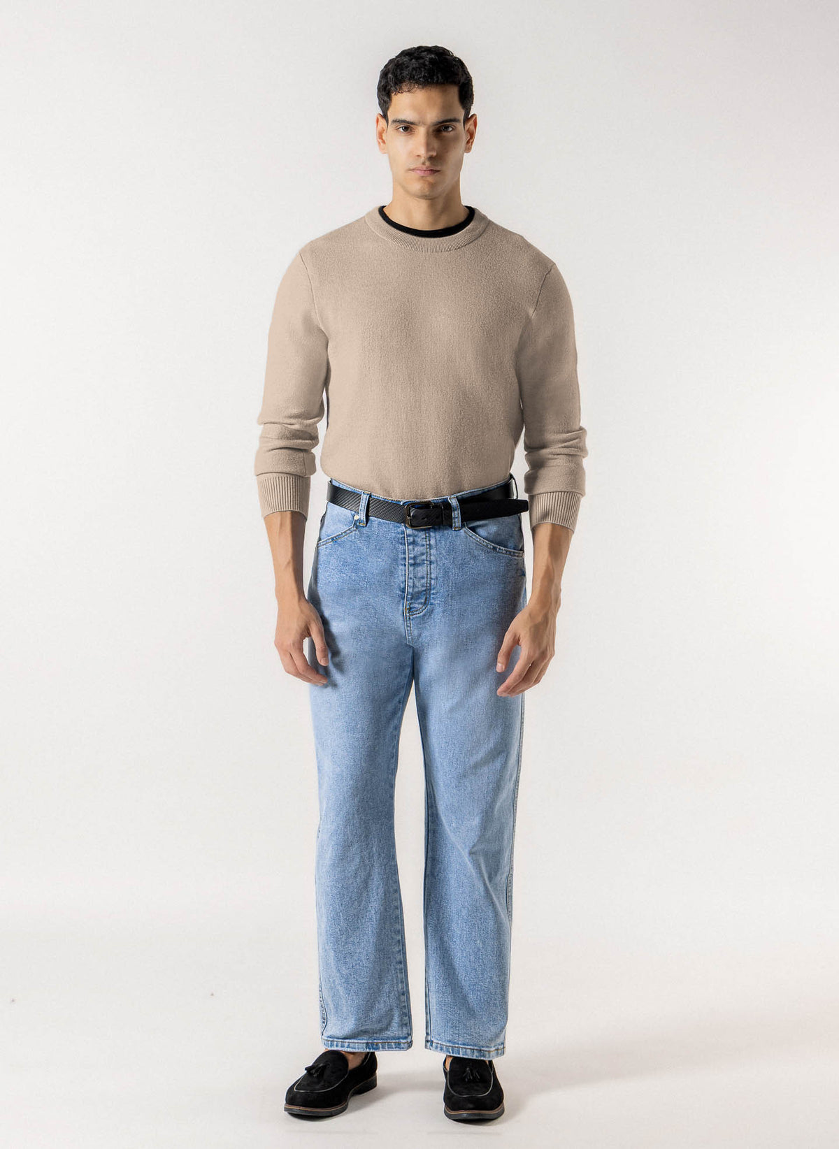 SOFT PLUSH CREW NECK SWEATER