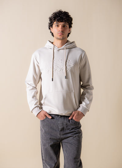 DETAIL EMBROIDERED HOODIE