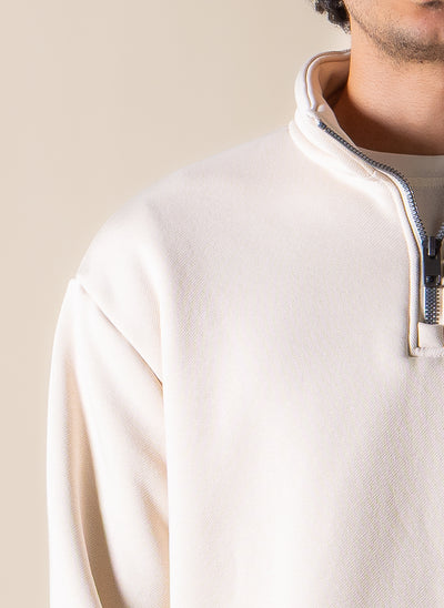 COMFORT QUARTER-ZIP SWEATSHIRT
