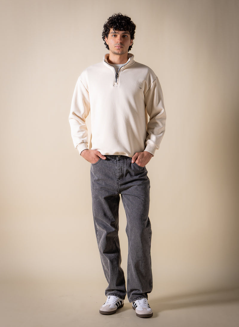 COMFORT QUARTER-ZIP SWEATSHIRT