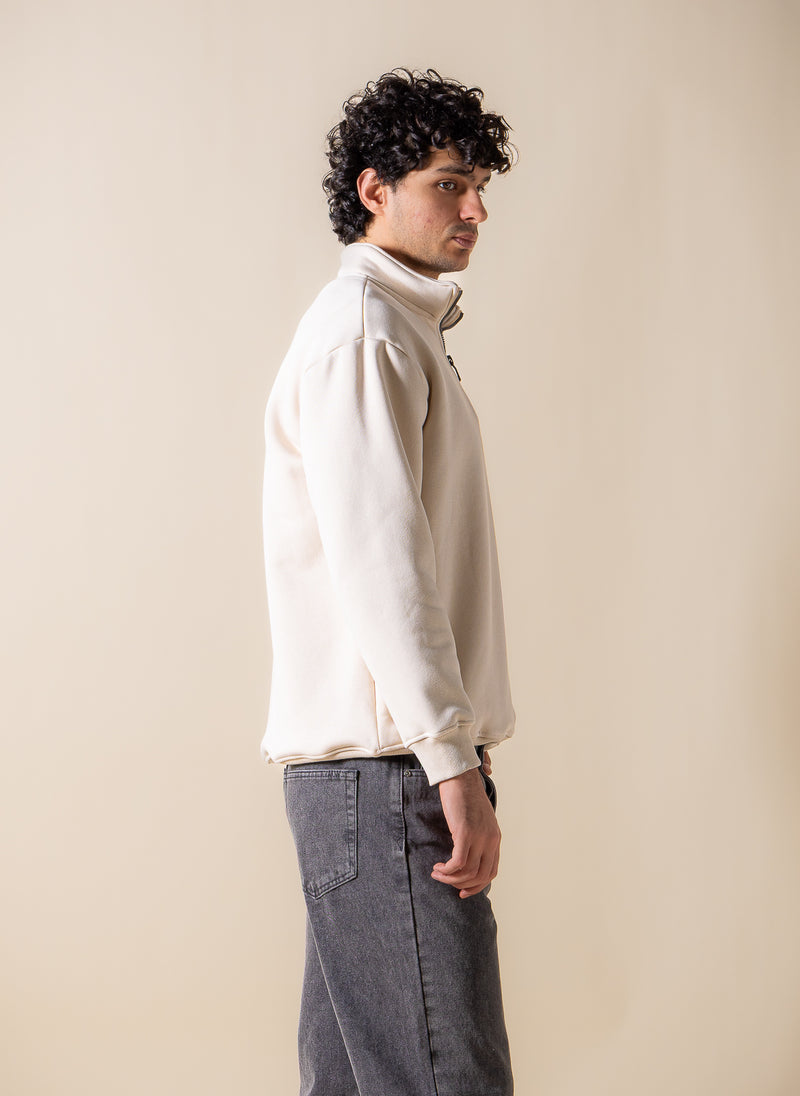 COMFORT QUARTER-ZIP SWEATSHIRT
