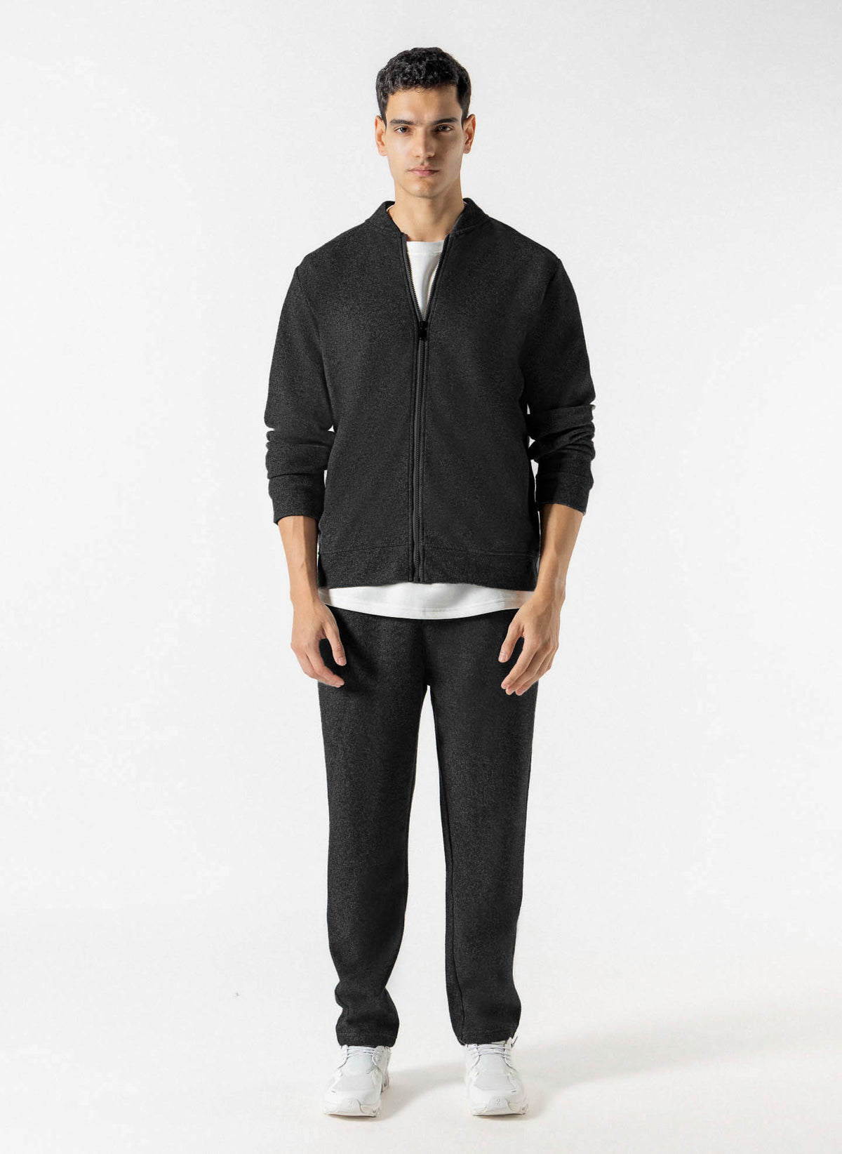 ZIP-UP BOMBER JACKET SET