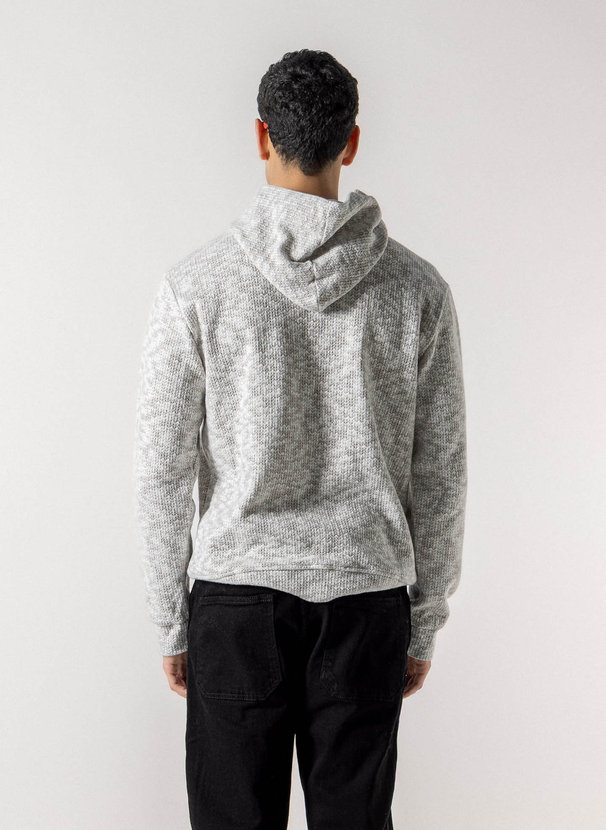 TEXTUREDE KNIT HOODIE