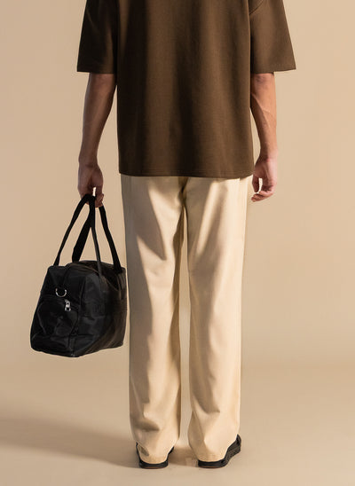 LINEN BLEND COMFORT TROUSERS