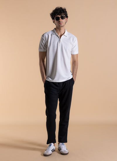TEXTURED POLO SHIRT