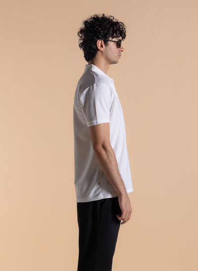 TEXTURED POLO SHIRT