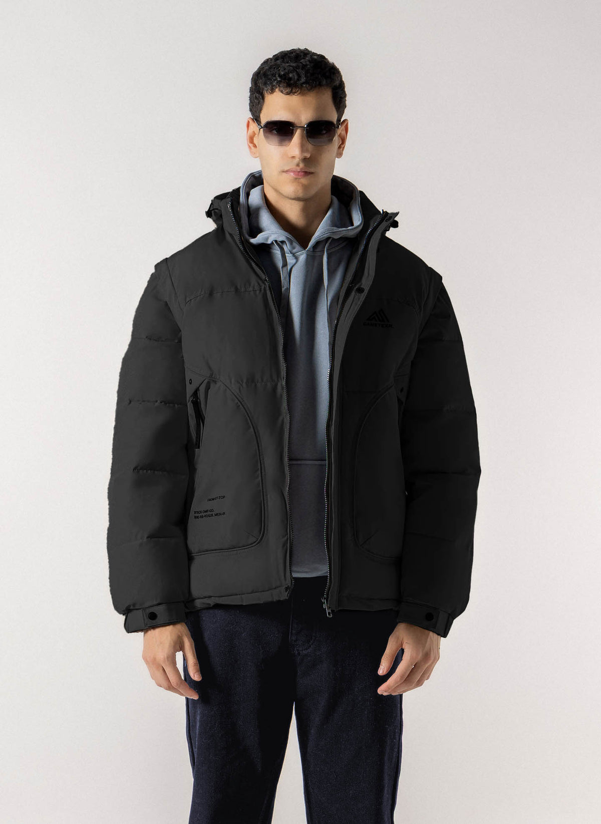 TECHNICAL FLEECE LINED PUFFER JACET