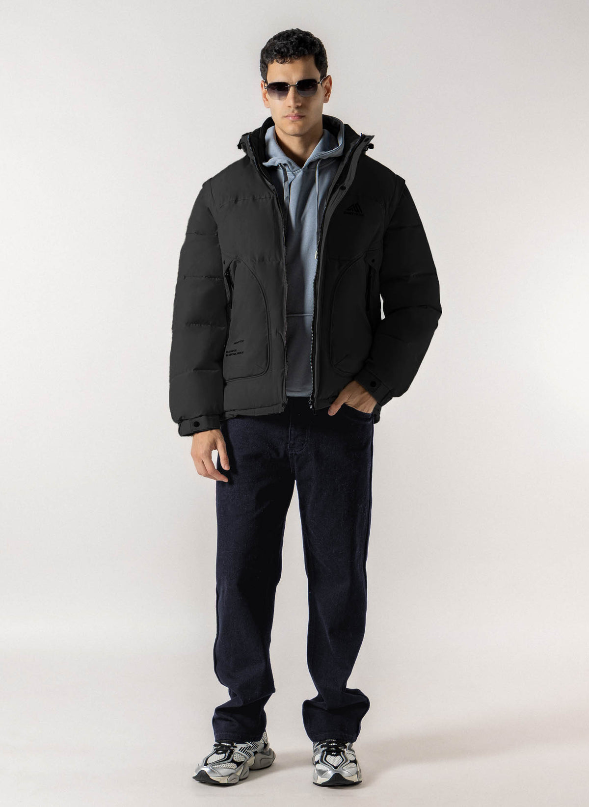 TECHNICAL FLEECE LINED PUFFER JACET