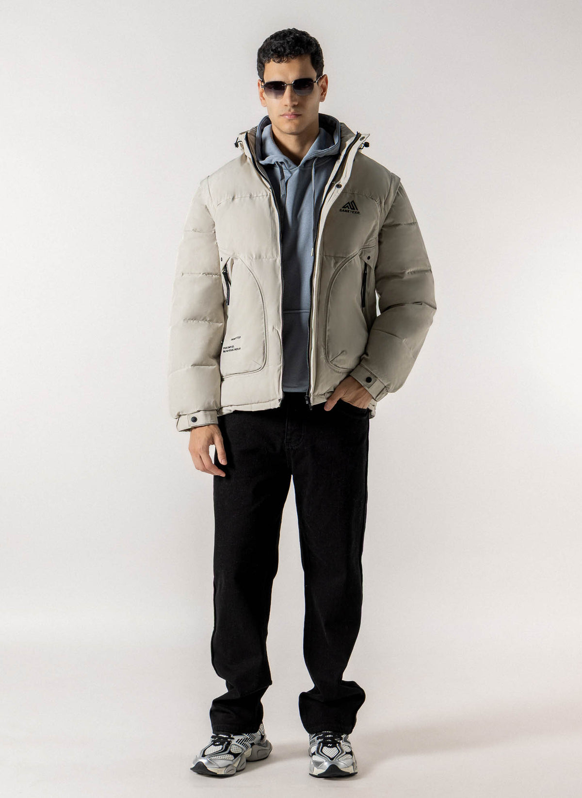 TECHNICAL FLEECE LINED PUFFER JACET