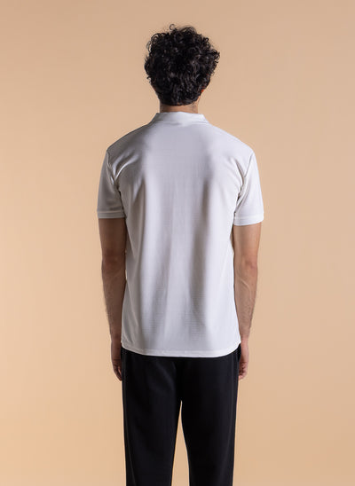 TEXTURED POLO SHIRT