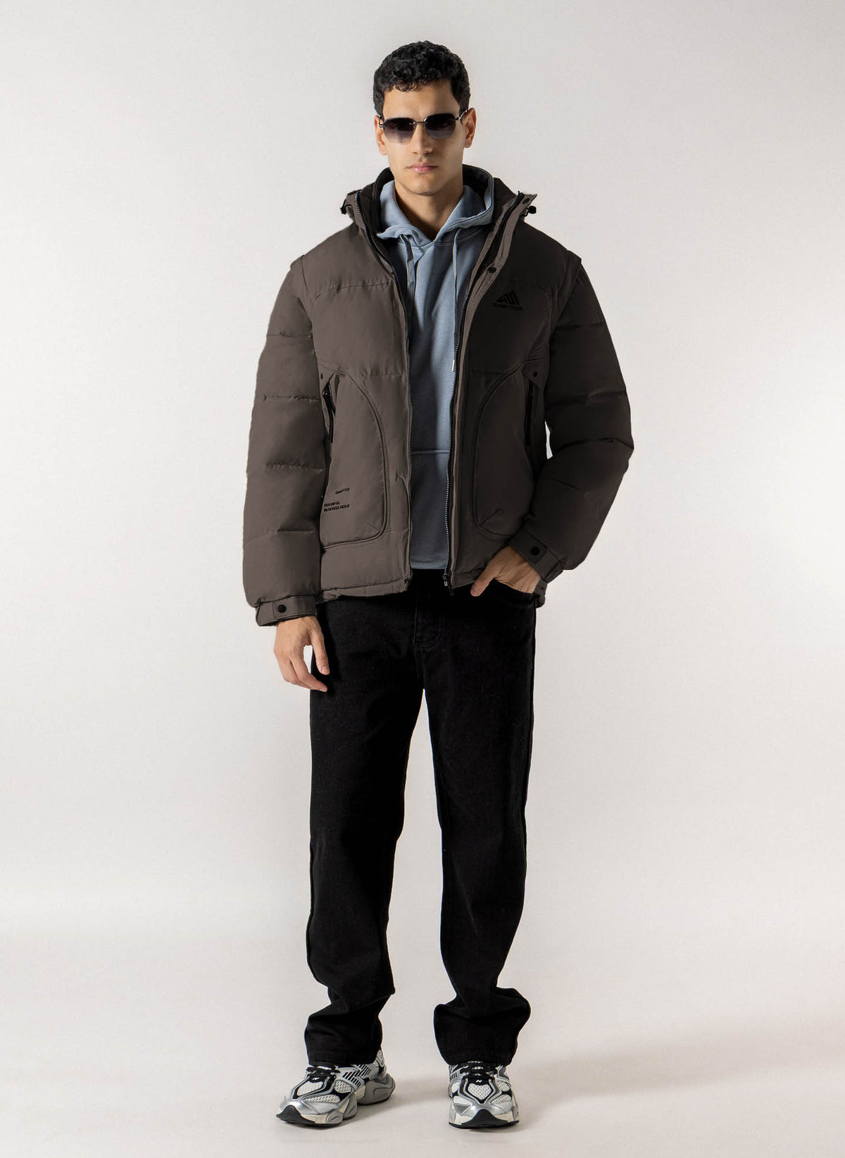 TECHNICAL FLEECE LINED PUFFER JACET
