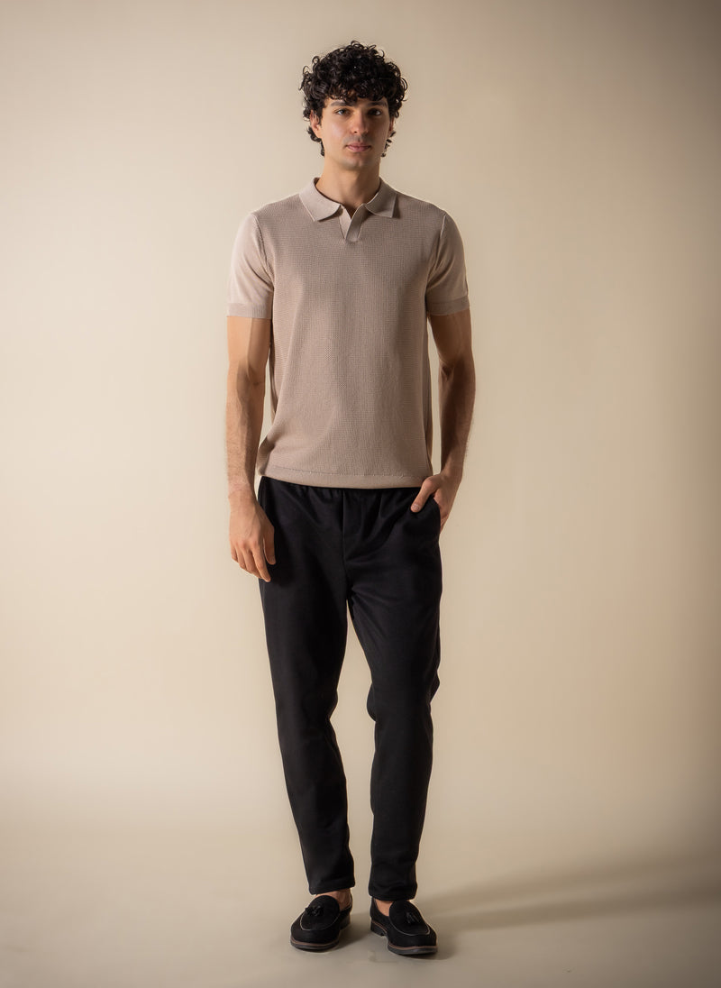 SLIM KNITTED POLO SHIRT – SHAPES | UAE | Shop for the Latest Clothes ...