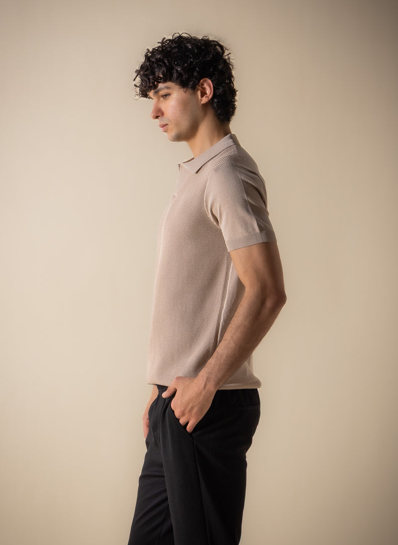 SLIM KNITTED POLO SHIRT – SHAPES | UAE | Shop for the Latest Clothes ...