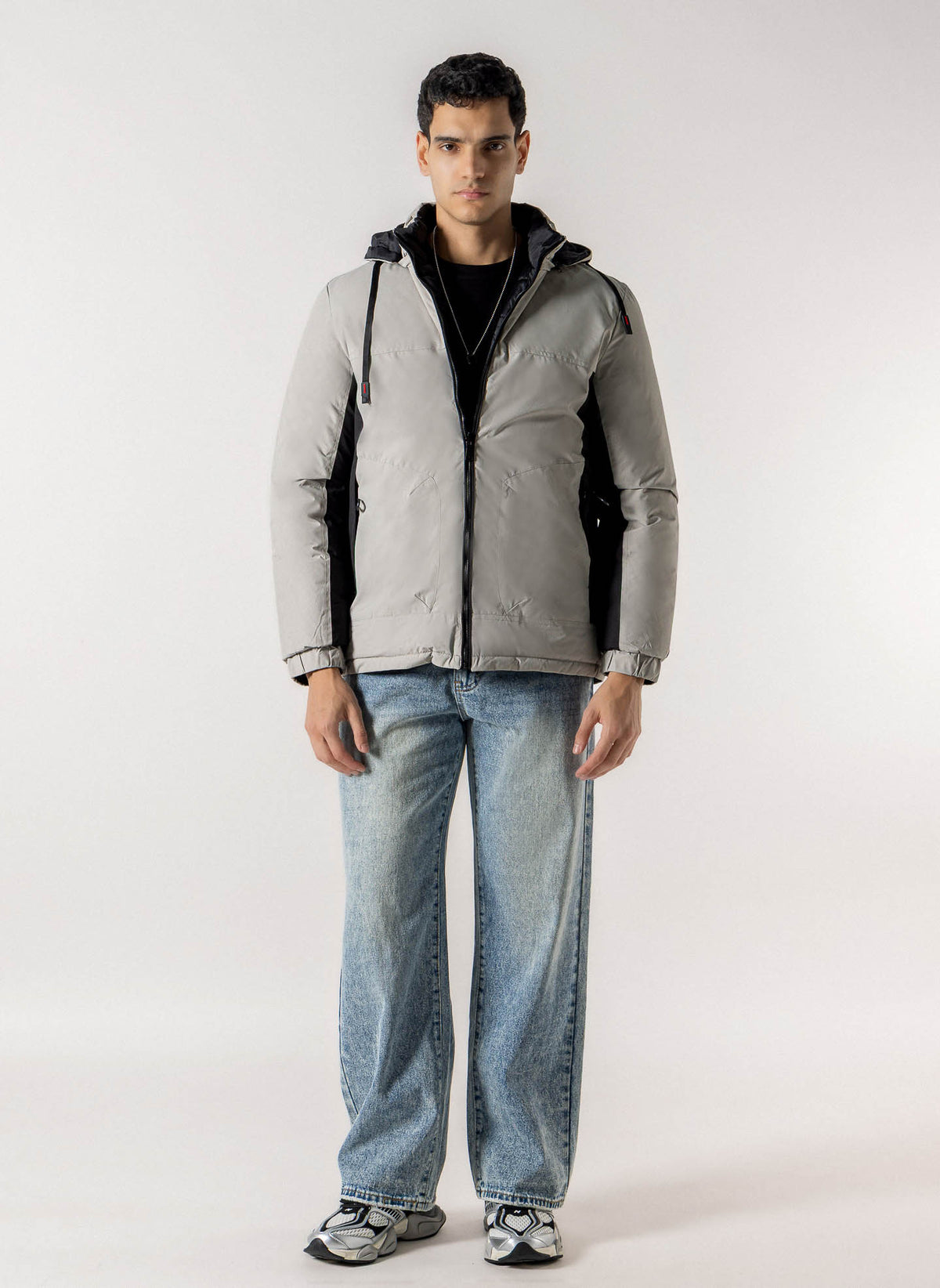 REVERSIBLE CONTRAST PUFFER JACKET