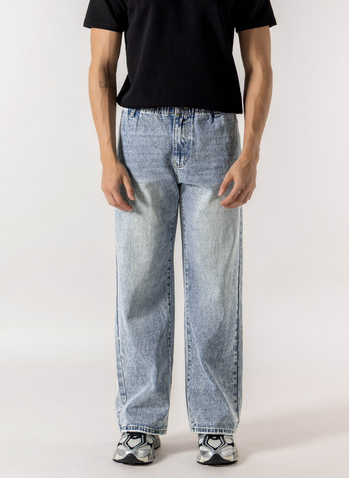 WIDE LEG COMFORT JEANS