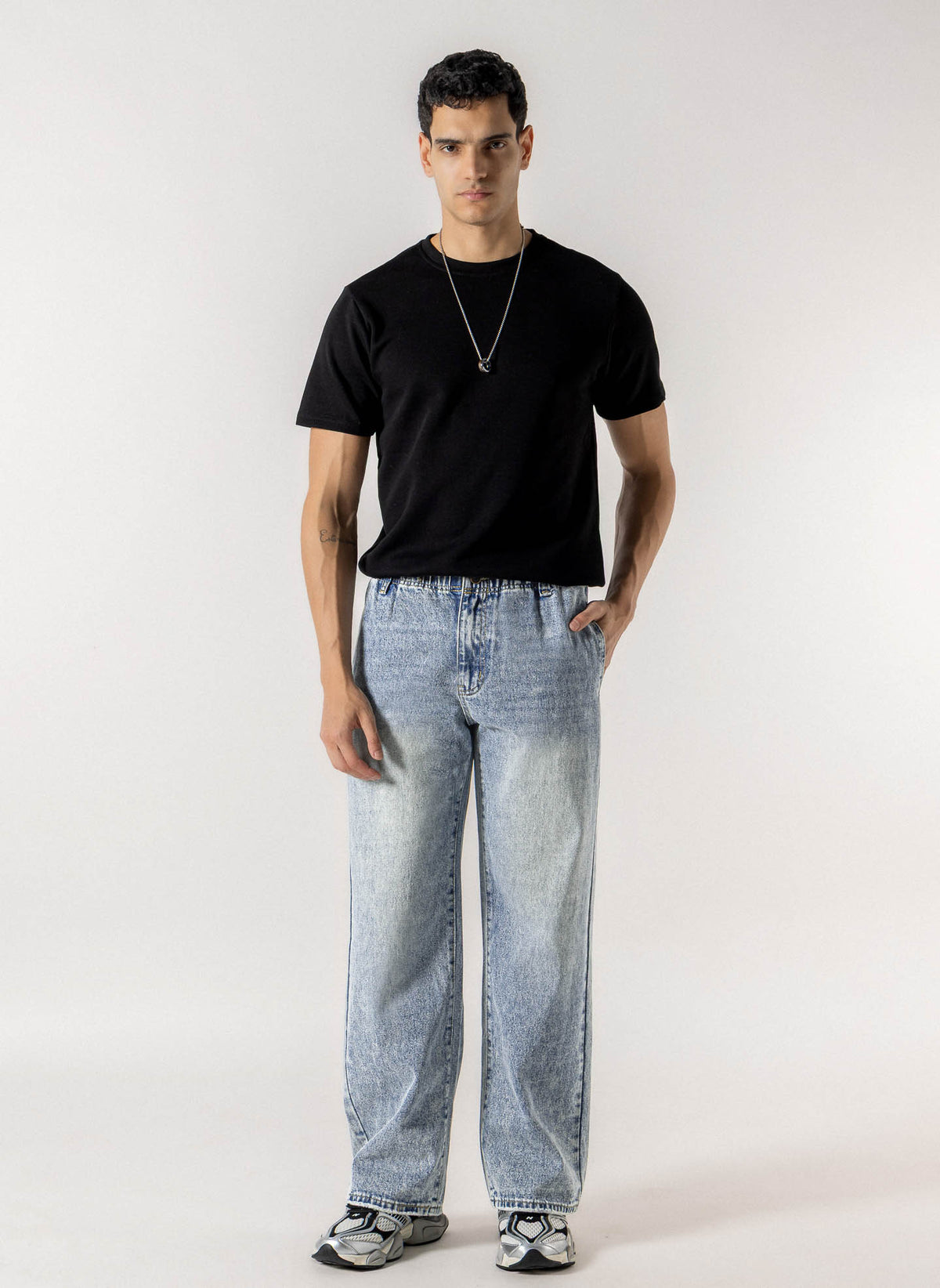 WIDE LEG COMFORT JEANS