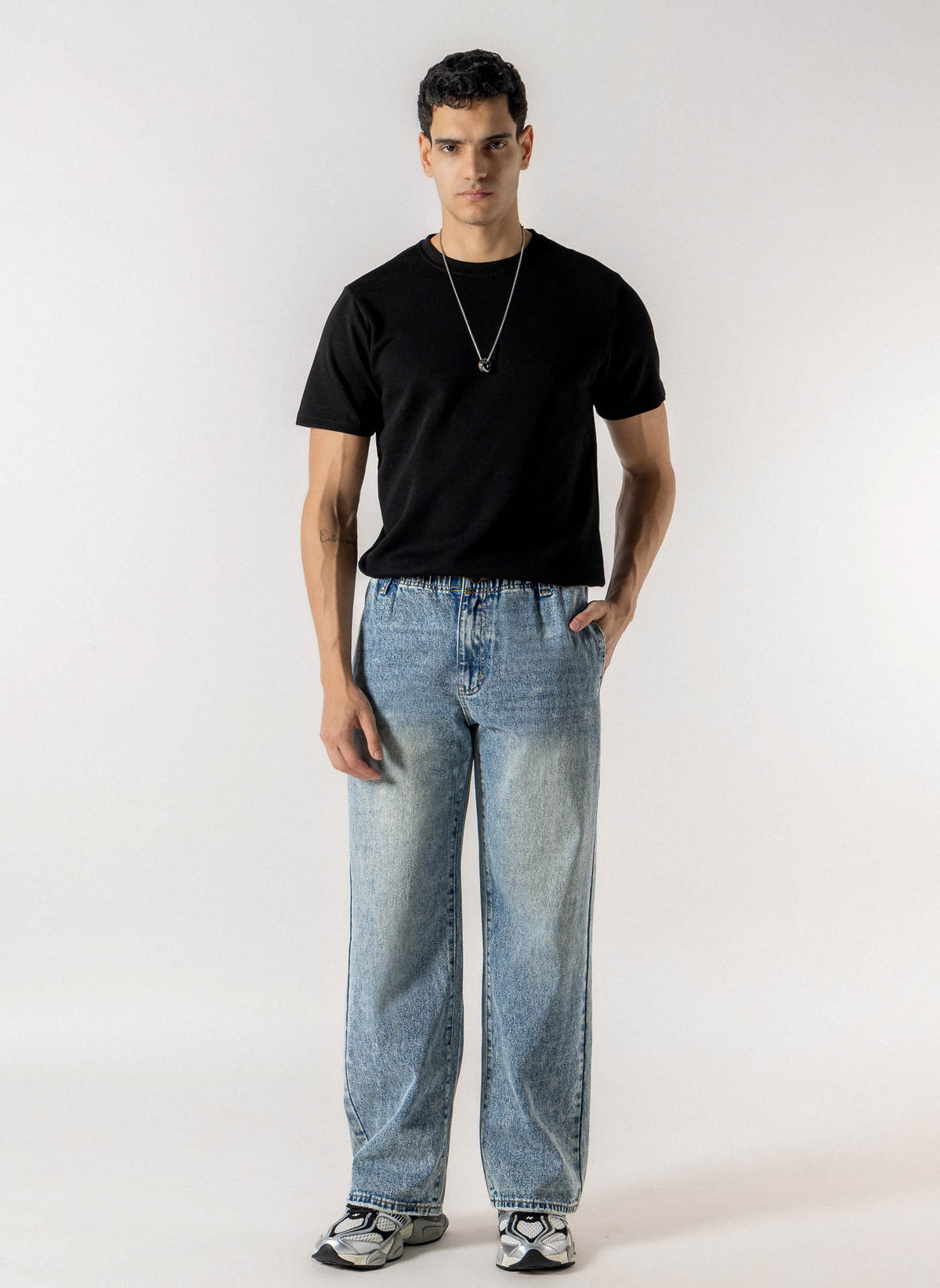 WIDE LEG COMFORT JEANS