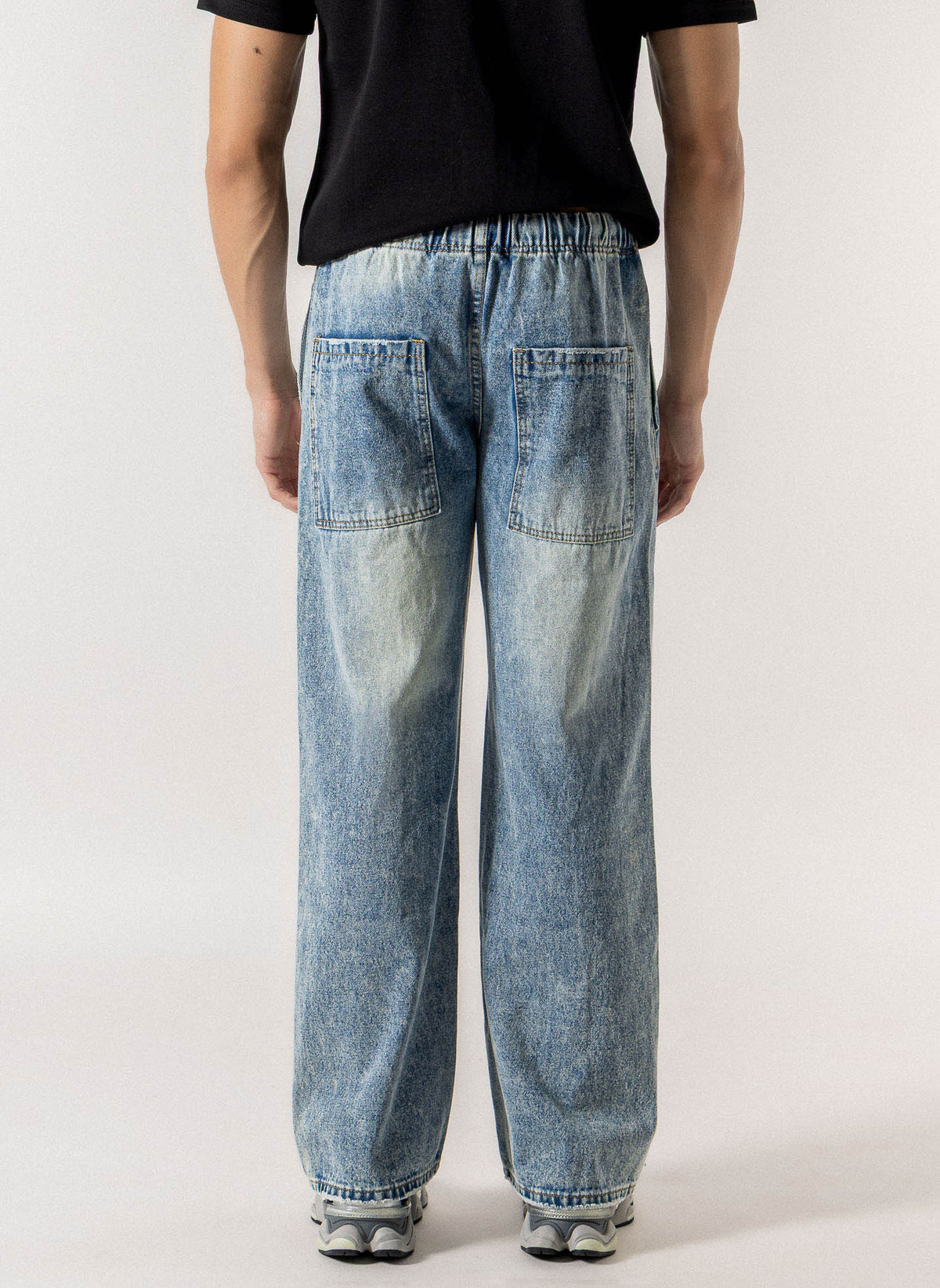 WIDE LEG COMFORT JEANS