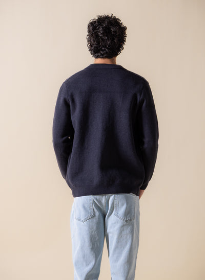 FINE KNIT ZIP-UP JACKET