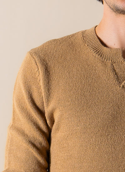 V-NECK KNITTED SWEATER