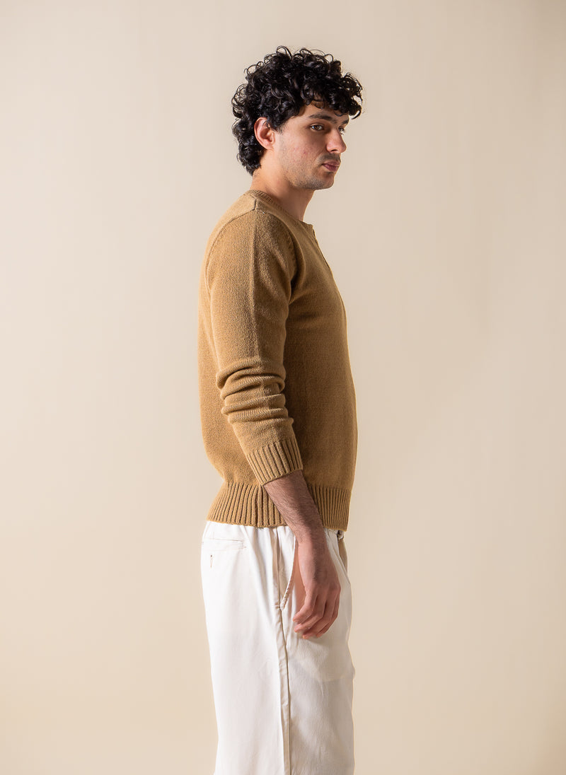 V-NECK KNITTED SWEATER