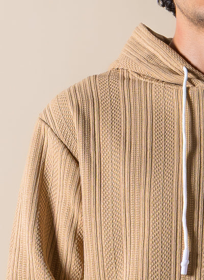TEXTURED COMFORT HOODIE