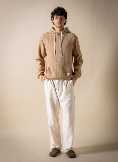 TEXTURED COMFORT HOODIE